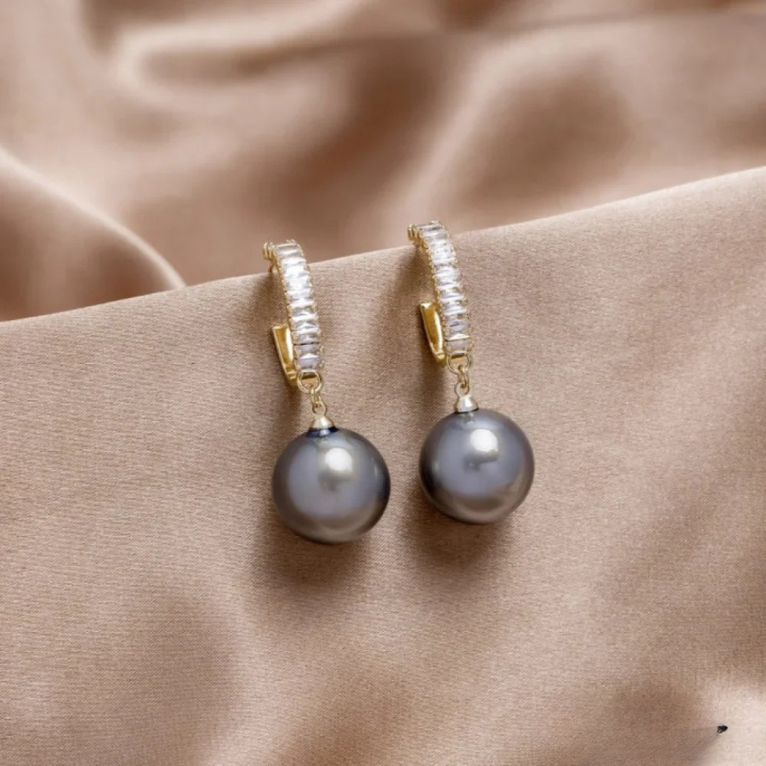 Orecchini Chic con Perla e Zirconia