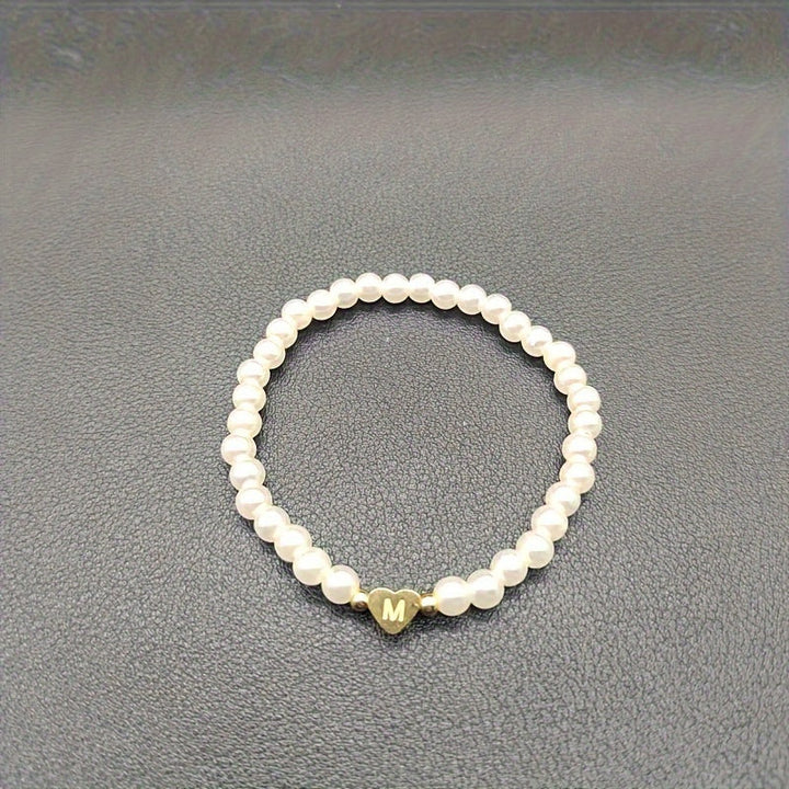 Bracciale Chic con Iniziale a Cuore (A–Z)