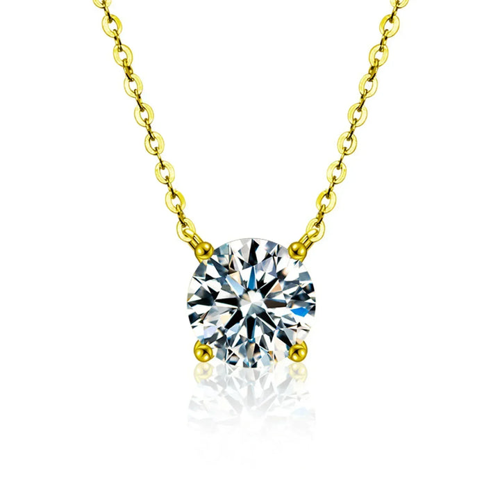 Collana Placcata Oro con Zirconi