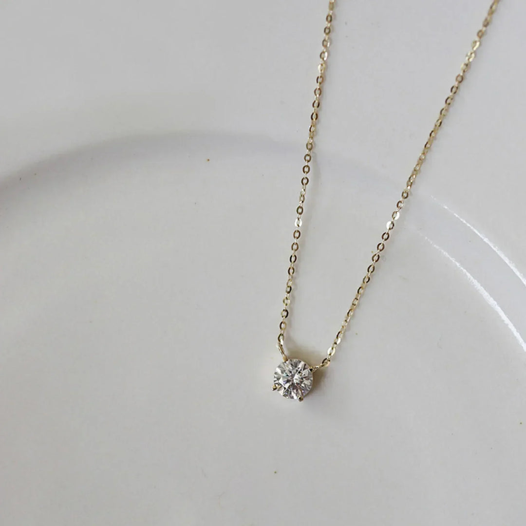 Collana Placcata Oro con Zirconi