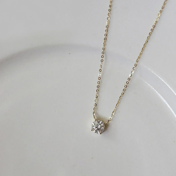 Collana Placcata Oro con Zirconi