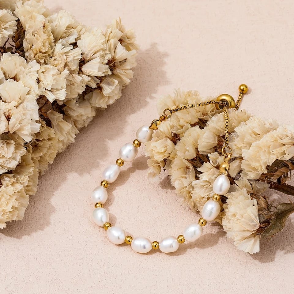 Bracciale Elegante Romantico con Perle
