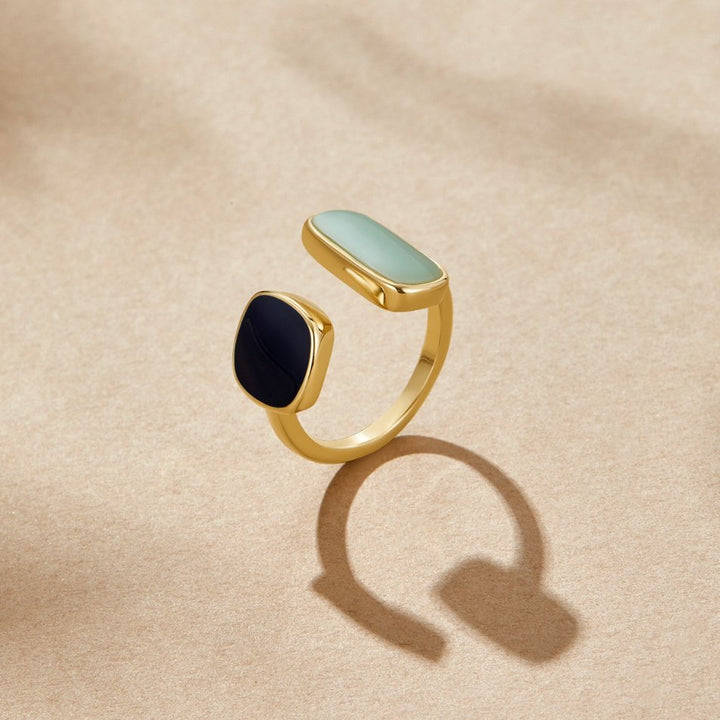 Anello Abbraccio Acquamarina