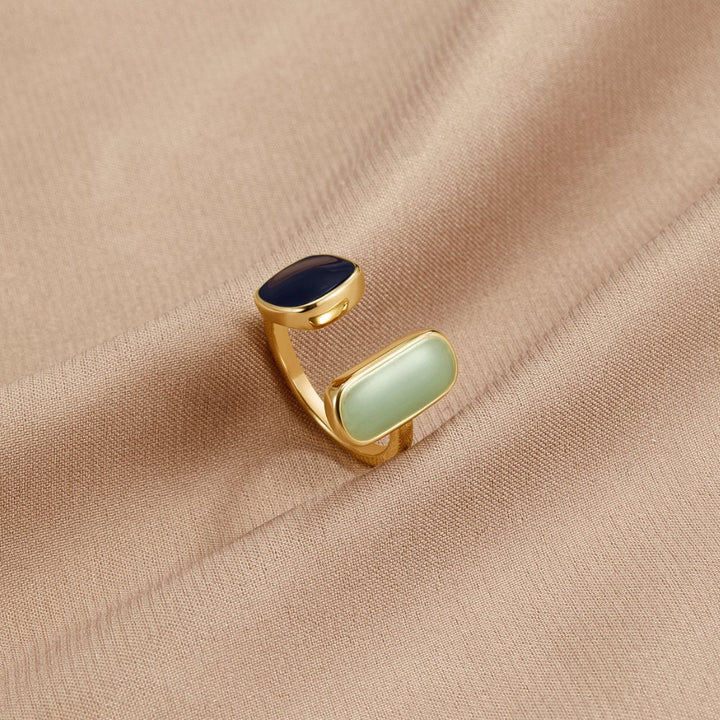 Anello Abbraccio Acquamarina