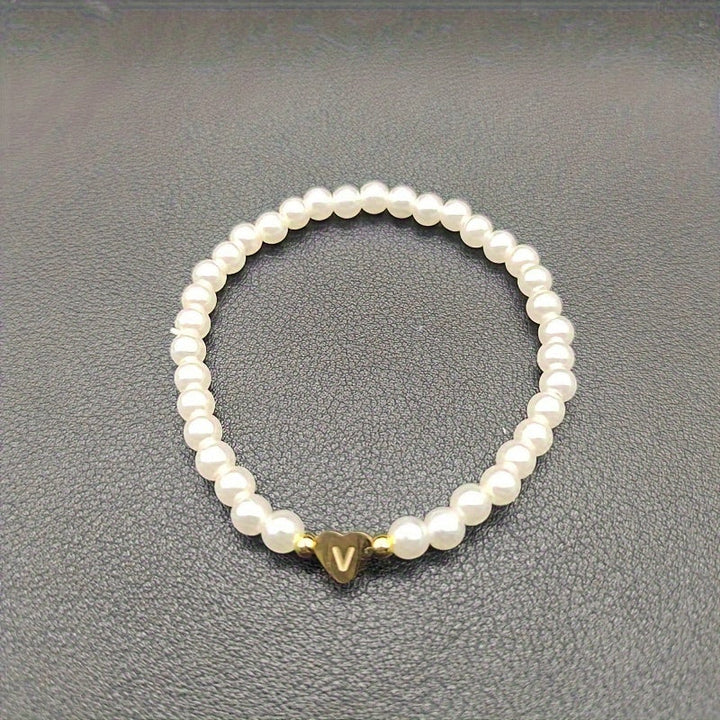Bracciale Chic con Iniziale a Cuore (A–Z)