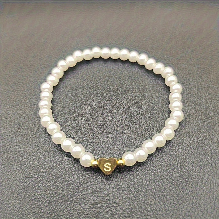 Bracciale Chic con Iniziale a Cuore (A–Z)