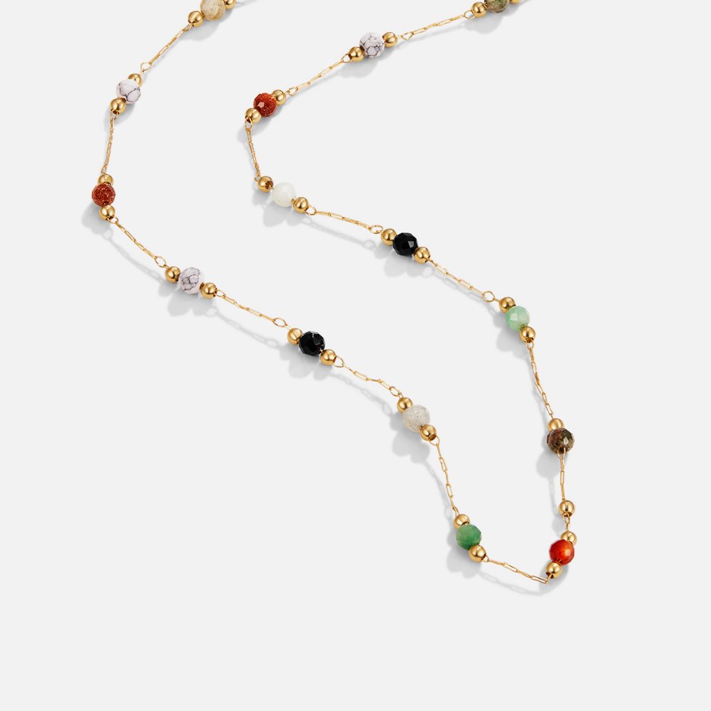 Collana Minimal con Pietra
